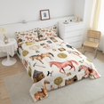thumbnail image 4 of Farm Animals Comforter Set Rustic Farmhouse Horse Down Comforter For Kids Boys Girls Child,Farm Tools Bedding Set Country Style Quilt Set 2 Pillow Cases, 4 of 7