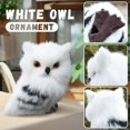 thumbnail image 2 of Plush Owl Christmas Ornaments, Cute Small Owl Decor Furry Owl Decorative Hanging Ornaments for Home Christmas Tree Party Decoration, 2 of 5