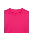 thumbnail image 3 of Wonder Nation Girls Long Sleeve Rash Guard with Side Tie and UPF 50+, Sizes 4-18 & Plus, 3 of 3