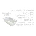 thumbnail image 2 of KitchenDance 1-1/2 Pound Disposable Colored Loaf Pans with, 2 of 3