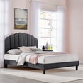 thumbnail image 3 of Modway Daisy Performance Velvet Queen Platform Bed, Multiple Colors, 3 of 3