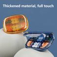 thumbnail image 3 of Mini Pill Box Transparent Lid 4/6 Compartments Large Capacity Multifunctional Portable Plastic Sealed Box Jewelry Capsule Container for Fish Oils Tablet Supplements, 3 of 8