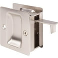 thumbnail image 3 of Premium Square Pocket Door Lock, Passage (Hall/Closet) Latch, Clear Pack, Satin Nickel by Stone Harbor Hardware, 3 of 3