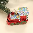 thumbnail image 5 of InsCrazy Christmas Bell Hanging Ornament 3.9in Pendant Red Train Bells Gift Box Christmas Tree Ornaments Dress Up Props, 5 of 6