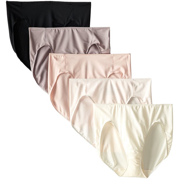 hanes microfiber hi cut briefs