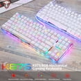 thumbnail image 4 of Wired Mechanical Gaming Keyboard, MOTOSPEED K87S Wired USB Customized LED RGB Backlit with 87 Keys Keyboard, Blue Switch, 4 of 9