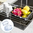 thumbnail image 6 of REGALWOVEN Kitchen Sink Rack Feet, 20Pcs Plastic Sink Protector Feet with Bumper Cover for Sink Rack Grid Black, 6 of 7