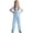 Light Blue, variant on Boys Girls Waterproof Suspender Rain Pants Outdoor Rain Bib