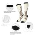 thumbnail image 3 of Susaid Cowboys Riding Horses In Desert Print Thermal Winter Socks for Men and Women, Warm Crew Hiking Socks, for Boots and Outdoor Activities, 3 of 6