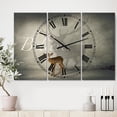 thumbnail image 3 of Designart 'Believe Shadow III' Oversized Cottage Wall Clock, 3 of 3