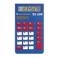 thumbnail image 1 of Calculadora Texas Instruments TI-108 con energía solar, 1 of 1