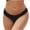 Black, variant on Staron Women's Bikini Bottomss High Cut Solid Color Swimming Trunks Casual Beach Vacation Poolside Bathing Suit, Sky Blue L