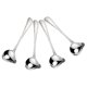 thumbnail image 1 of Hytrove 4Ud Cucharones Pequeños De Acero Inoxidable Para Salsas Con Mango Ergonómico Plateado, 1 of 8
