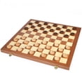 thumbnail image 1 of Set de juego VAMSLOVE Checkers plegable de madera de 38 cm con almacenamiento, 1 of 7