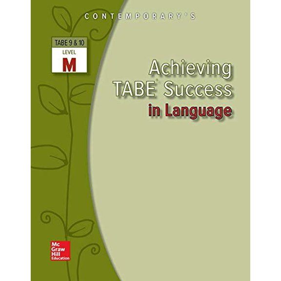 Pre-Owned Achieving Tabe Success in Language, Level M Workbook (Paperback) 0077044568 9780077044565