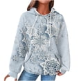 thumbnail image 2 of Haut de Noël Sharpies pour Femmes, Blouse à Manches Longues Imprimée pour Femmes, Hauts Décontractés, Chandails à Capuchon, 2 of 6