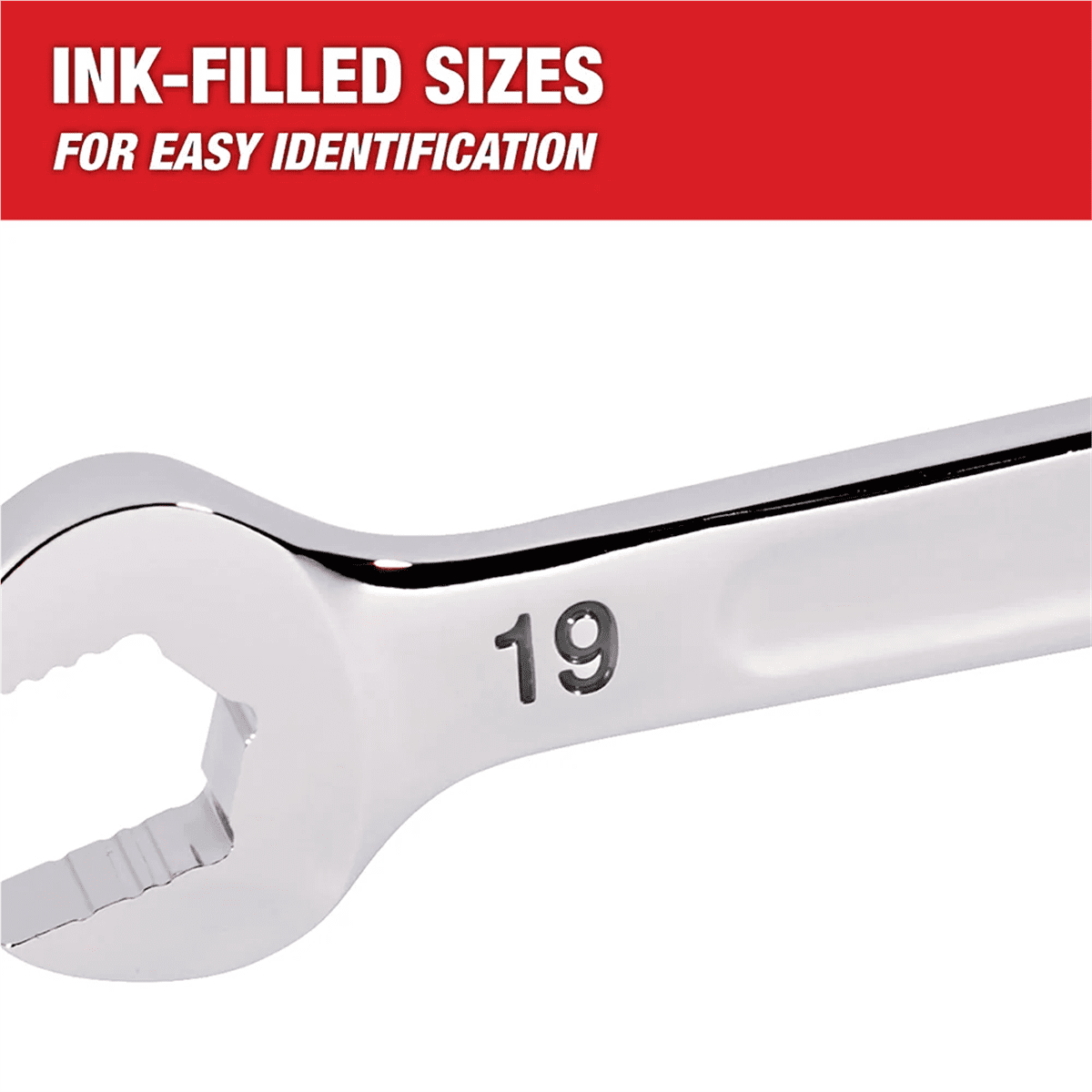 Milwaukee 48-22-9516 Ratcheting Combination Metric Wrench Set 15-Piece