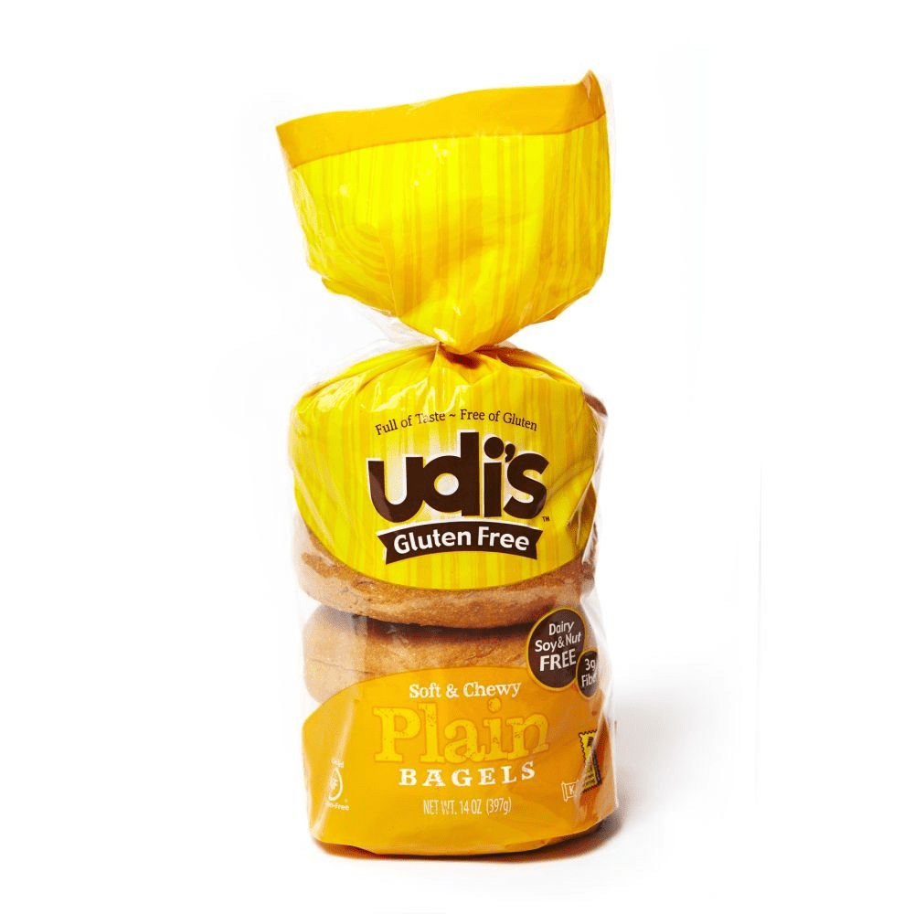 Udi's Gluten-Free Plain Bagels, "4 Count (Pack of 8) - Walmart.com