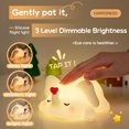 thumbnail image 4 of Luz nocturna Icotoibabie Cute Love Elephant LED recargable, 4 of 7