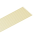thumbnail image 1 of 10-Pack Brass Rod, 0.5mmx200mm H65 Solid Round Rods for Knife Handle Pins Material Making Supplies/Shaft Crafts/Model DIY, Lathe Rivet Dowel Stock Tube, 1 of 5