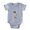 Heather Grey, variant on CafePress - Jack Russell Terrier - Cute Infant Baby Football Bodysuit