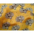 thumbnail image 4 of oneOone Silk Tabby Fabric Animal Face Block Print Fabric By The Yard 42 Inch Wide, 4 of 4