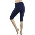 thumbnail image 4 of ToBeInStyle Women's Cotton-Spandex Blend 21" Outseam Shorts, 4 of 17