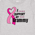 thumbnail image 4 of Inktastic Breast Cancer Awareness I Support My Grammy with Pink Ribbon Boys or Girls Baby T-Shirt, 4 of 5