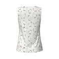 thumbnail image 5 of Wukai Funny Chicken Print &nbsp;Women's Workout Tank Top Mesh Yoga Shirts Athletic Running Tank Tops Athletic Gym Shirts - X-Large, 5 of 8