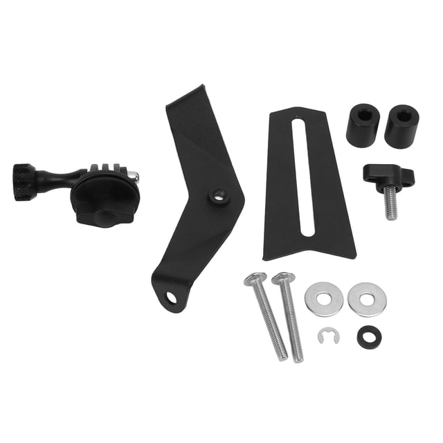 Soporte para cámara de motocicleta, soporte para cámara de motocicleta, soporte negro para cámara frontal de motocicleta, soporte de cámara para grabadora de conducción de acero, repuesto para R1250RT