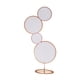 thumbnail image 5 of Soporte de aro redondo para fondo de boda, soporte para flores, marco de flores artificiales desmontable para decoración de eventos de graduación, Oro con película, 5 of 8