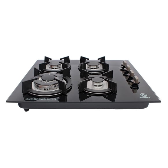 Parrilla a Gas Supra 4 Quemadores Negro