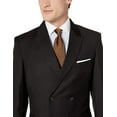 thumbnail image 3 of Adam Baker Men's 2-Piece Wool Blend Double Breasted Solid Dress Suit, 3 of 6