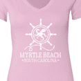 thumbnail image 4 of Inktastic Myrtle Beach South Carolina Women's V-Neck T-Shirt, 4 of 5