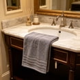 thumbnail image 4 of Toalla de baño grande de algodón, 75x35 cm, suave, muy absorbente, ligera, multicolor para uso en baño, playa, ducha o gimnasio., 4 of 6
