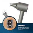 thumbnail image 2 of For Dyson Supersonic Hair Dryer Hd01/hd02/hd03 Universal Power Switch Button Button Rubber Pad Repla, 2 of 5