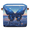 Multicolor 4, variant on CURLYOOT 13 x 13 Inch Cube Storage Bin, Car Excavator Tractor Vehicles Fabric Storage Cube Baskets, Closet Shelves Foldable Bins with Leather Handles for Home Organizer