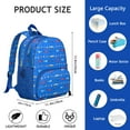 thumbnail image 6 of Cartoon Construction Vehicle Students Backpack - Truck, Tractor Print, Lightweight Oxford Fabric, Comfortable Dual Shoulder Support for Students, 6 of 6