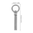 thumbnail image 2 of HEALEEP 5pcs Metal Dog Stake 304 Stainless Steel Outdoor Tethering for Backyard Use, 2 of 8