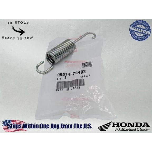 Honda Genuine OEM Authentic Side Stand Spring 95014-72402