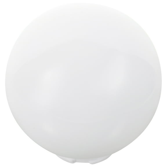 ibasenice White Acrylic Round Globe Light Cover for Outdoor Porch Lamps, Street Light Fixtures, Weather Resistant