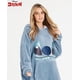 thumbnail image 3 of Sudadera con capucha Disney Stitch para mujer, forro polar cálido, azul, 3 of 6
