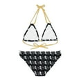 thumbnail image 3 of Skull Headed Strappy Swimsuit Bikini Set-Beach Wear-Pool Wear-Jacuzzi, 3 of 8