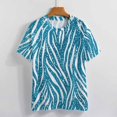 thumbnail image 3 of Animal Print Patterns Women's Short Sleeve T-Shirt Crew Neck Casual Summer Trendy Loose Fit Tops, 3 of 6