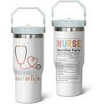 thumbnail image 2 of 30oz Nurse Insulated Tumbler, Perfect for Nurse''s Day Gifts, Nurse''s Week Gifts, New Nurse Gifts, Nurse Tumbler with Handle, Gifts for Nursing Students., 2 of 6