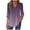Purple, variant on ShiShine 3/4 Length Sleeve for Women Tops Henley Shirts V Neck Gradient Color Trendy Work Clothes Fashion Outfits