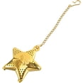 thumbnail image 3 of Fymlhomi Infuser Mesh ShapePractical Tea Ball Strainer Tea Stainless Steel Star Snap Kitchen，Dining & Bar Easter Crafts for Kids Ages 4-8 (Gold, One Size), 3 of 5