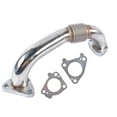 thumbnail image 2 of GELUOXI Heavy Duty Driver Side Exhaust Up Pipe for GMC Sierra Chevy Silverado 2500 3500 Duramax Diesel 6.6L 2001-2016 DP0127, 2 of 11