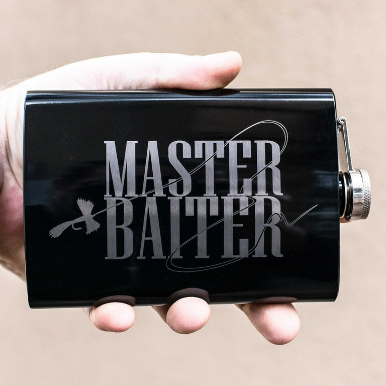 8oz BLACK Flyfishing Master Baiter Flask 8oz BLACK Flyfishing Master Baiter Flask