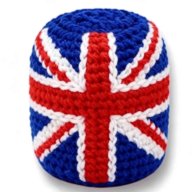 EQWLJWE Outdoor Decorations for Patio and Yard,Hand-Knitted Crocheted Kickballs for Adults Colorful Juggling Kickballs Suitable for Beginners In Outdoor Throwing Games.